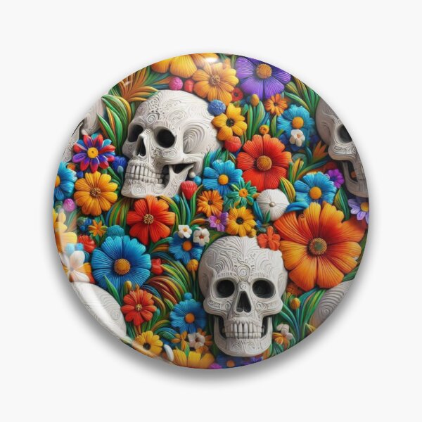 Item preview, Hidden Skull Floral designed and sold by DeeCeeFashion.