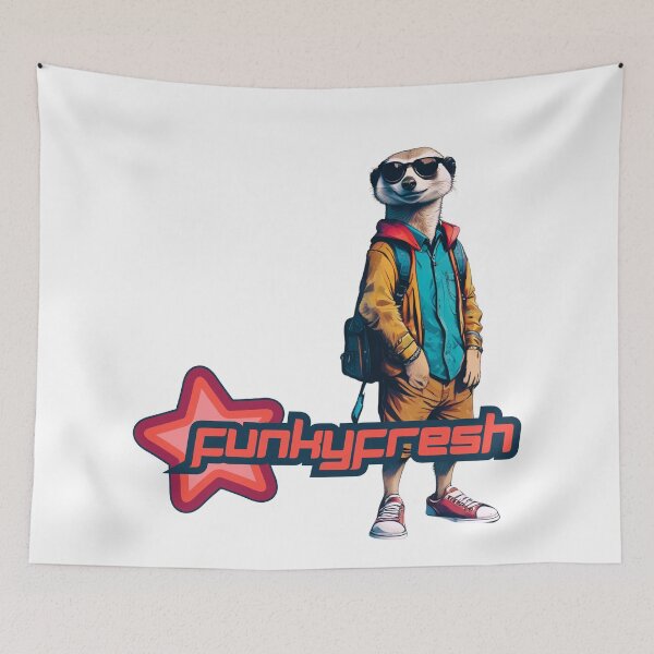Item preview, Funky Fresh Meerkat designed and sold by pUNKnown.