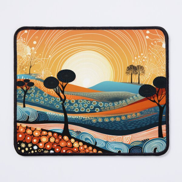 Item preview, Aboriginal Inspired Dot Art - Sunrise designed and sold by GrinGalore.