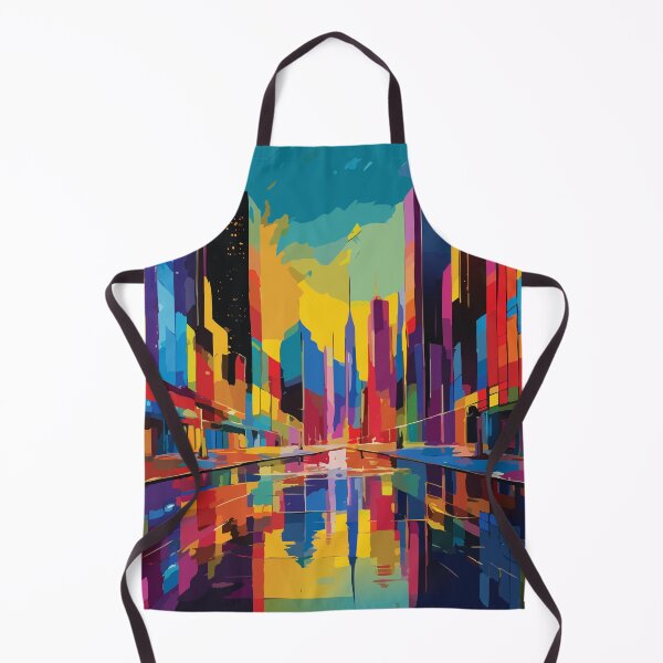 Item preview, The city in abstract colors designed and sold by Marcu Ioachim.