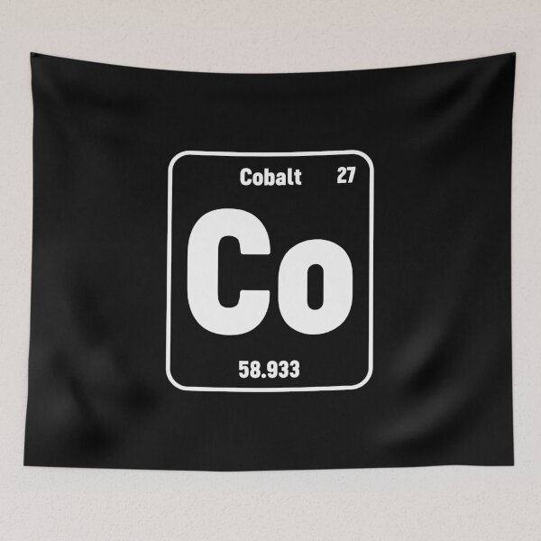 Item preview, Cobalt Chemistry Cobalt Periodic Table Cobalt Element Science designed and sold by farhanhafeez.