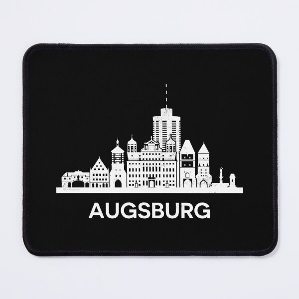 Item preview, Augsburg Skyline Silhouette White designed and sold by strixvariaart.