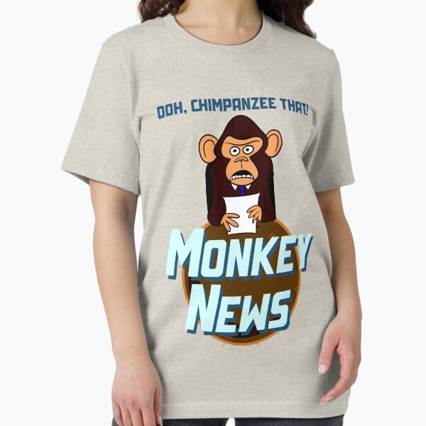 Item preview, Ohh Chimpanzee That - Monkey News designed and sold by McPod.