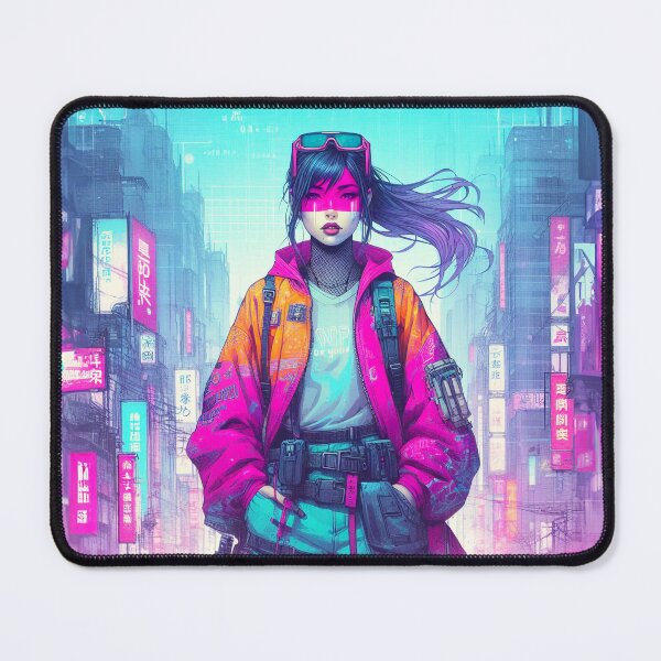 Item preview, Cyberpunk Woman - Cyberpunk designed and sold by Design Raptor.