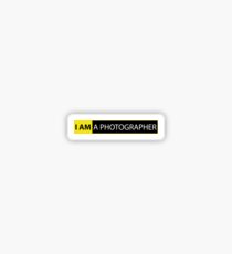 I AM A PHOTOGRAPHER Sticker