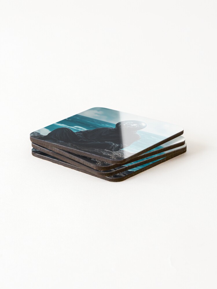 Thumbnail 4 of 5, Coasters (Set of 4), The Shaper designed and sold by RicoInStudios.