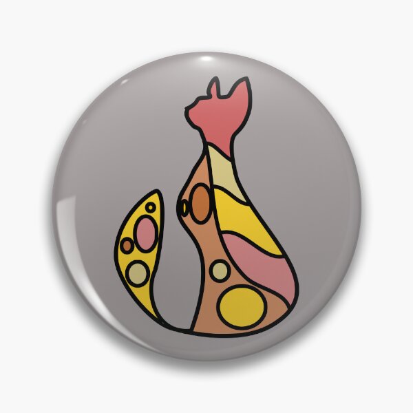 Item preview, Cat in earthy tones designed and sold by Kristina Gau.