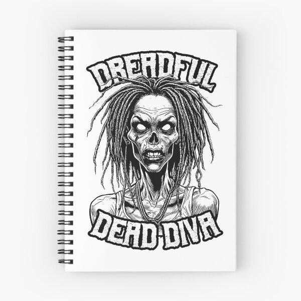 Item preview, Dreadlocks Black Woman Funny Dreadful Dead Diva Zombie designed and sold by GrandeDuc.