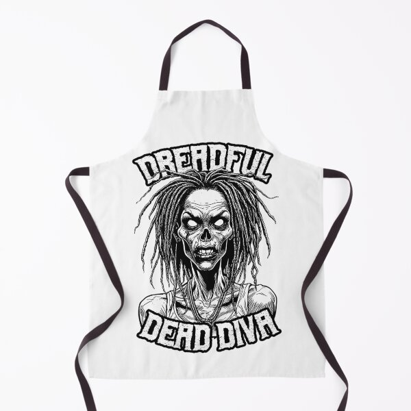 Item preview, Dreadlocks Black Woman Funny Dreadful Dead Diva Zombie designed and sold by GrandeDuc.