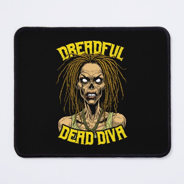 Item preview, Dreadlocks Black Woman Funny Dreadful Dead Diva Zombie designed and sold by GrandeDuc.