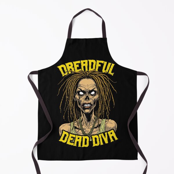 Item preview, Dreadlocks Black Woman Funny Dreadful Dead Diva Zombie designed and sold by GrandeDuc.