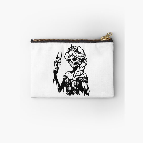 Item preview, Undead Ice Princess - B&W - What If Princesses Were Zombies? designed and sold by VillainTee Designs.