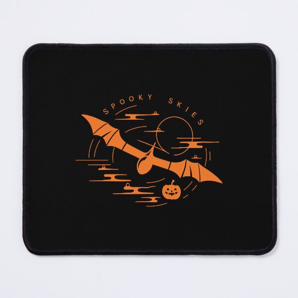 Item preview, Spooky Skies Halloween Glider Plane Pilot Sailplane aerial floating soaring designed and sold by These_Prints.