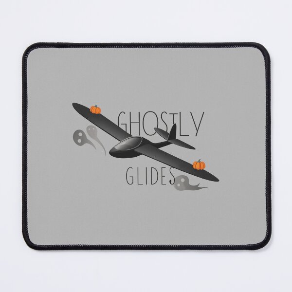 Item preview, Ghostly Glides Halloween Glider Plane Pilot Sailplane Biplane aerial floating soaring designed and sold by These_Prints.