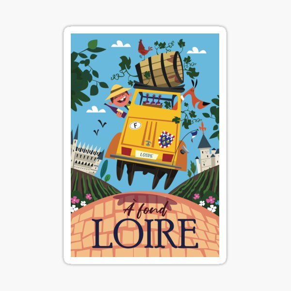 Item preview, Loire poster designed and sold by GAGodel.
