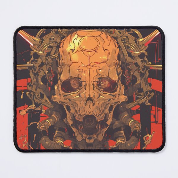 Item preview, Horrific Retro Futuristic Cyberpunk Skull Servo designed and sold by Nightarcade.