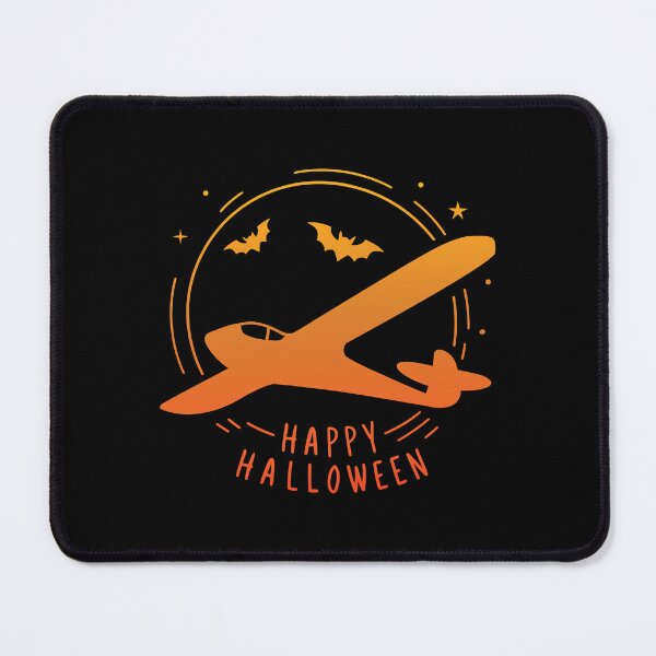 Item preview, Happy Halloween Glider Plane Pilot Sailplane aerial floating soaring designed and sold by These_Prints.