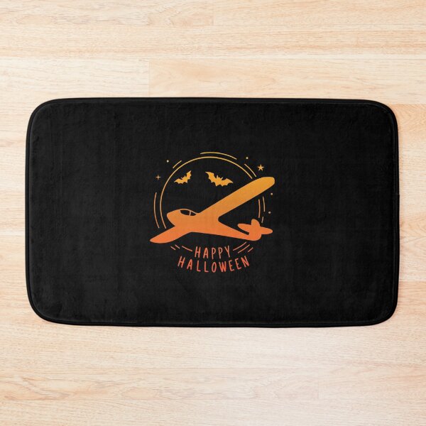 Item preview, Happy Halloween Glider Plane Pilot Sailplane aerial floating soaring designed and sold by These_Prints.