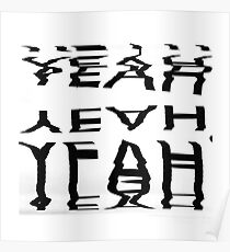 Yeah typography Poster