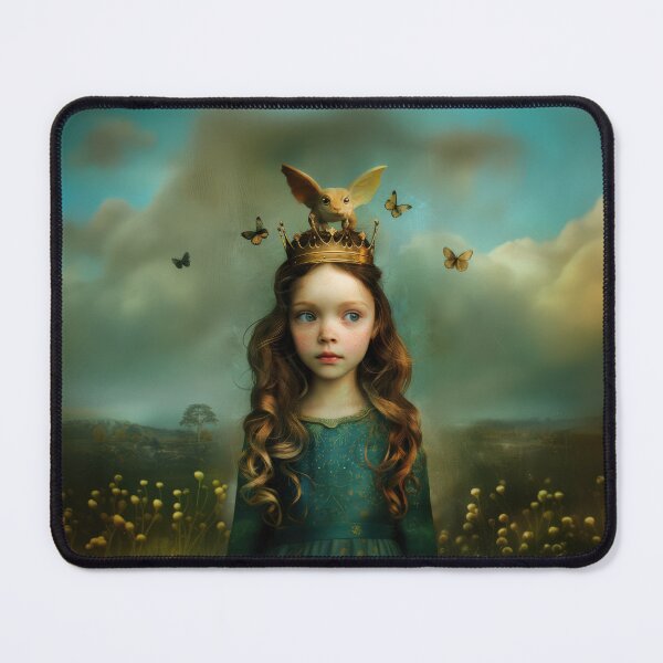Item preview, Enchanted Princess with a Flying Frog designed and sold by Magical Art Store.