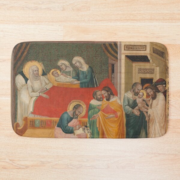 Item preview, Giovanni Baronzio The Birth, Naming, and Circumcision of Saint John the Baptist, 1335 designed and sold by Mauswohn.