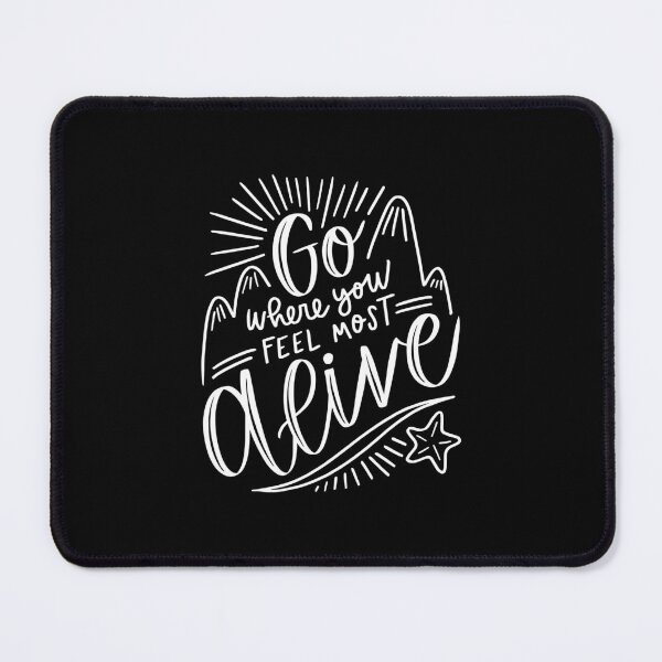 Item preview, Go where you feel more alive | travel quote | adventure quote designed and sold by DesignsCornerCo.