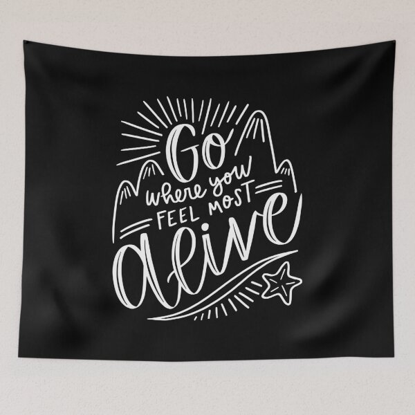 Item preview, Go where you feel more alive | travel quote | adventure quote designed and sold by DesignsCornerCo.