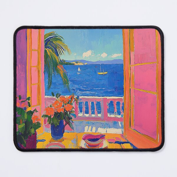 Item preview, Henri Matisse Style Poster, Mediterranean, Open Window, Pastel designed and sold by ArtHouseNiklas.