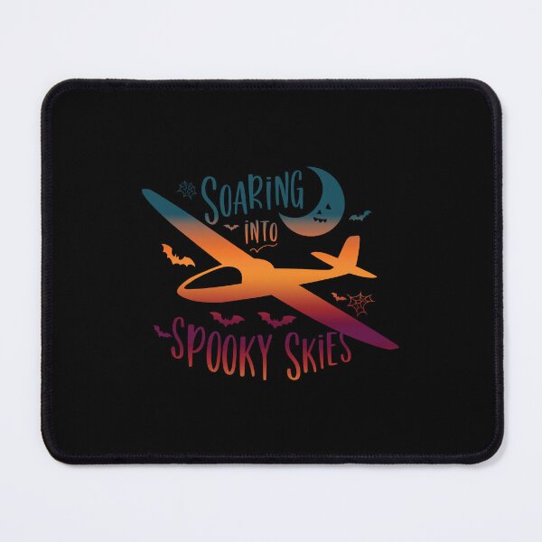 Item preview, Soaring into Spooky Skies Halloween Glider Plane Pilot Sailplane aerial floating soaring designed and sold by These_Prints.