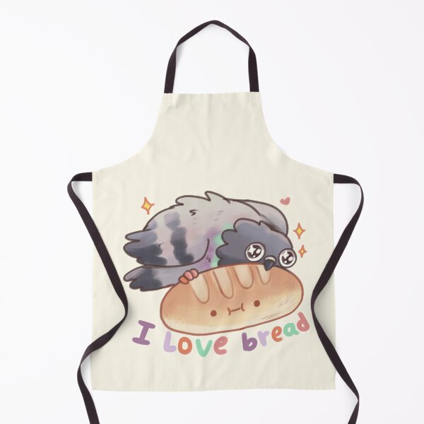 Item preview, I love bread pigeon designed and sold by Mayarartsy.
