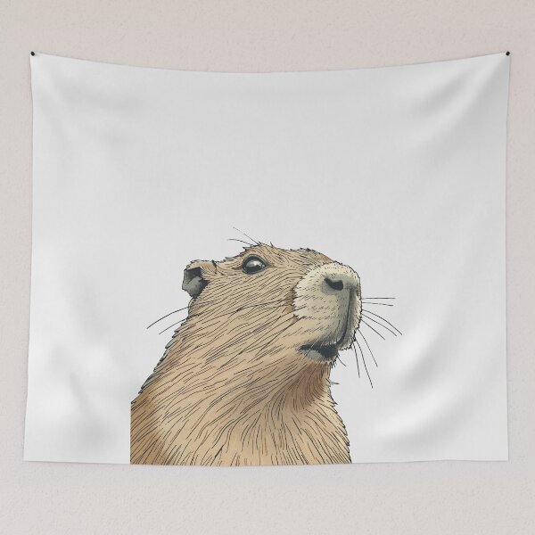 Item preview, Surprised Capybara designed and sold by alexiia54.
