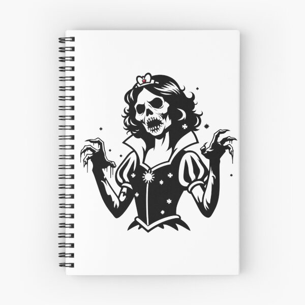 Artikelvorschau, Hunger auf Zwerge – S/W – Was wäre, wenn Prinzessinnen Zombies wären? entworfen und verkauft von VillainTee Designs.