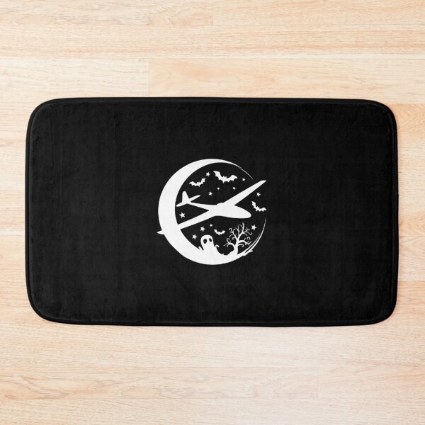 Item preview, Happy Halloween Glider Plane Pilot Sailplane aerial floating soaring designed and sold by These_Prints.