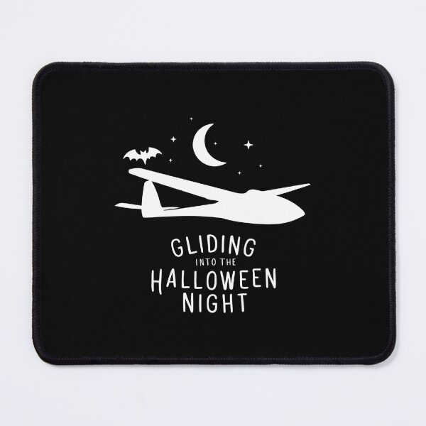 Item preview, Gliding into the Halloween Night Glider Plane Pilot Sailplane aerial floating soaring designed and sold by These_Prints.