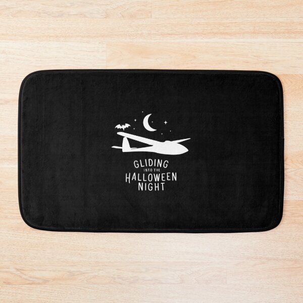 Item preview, Gliding into the Halloween Night Glider Plane Pilot Sailplane aerial floating soaring designed and sold by These_Prints.