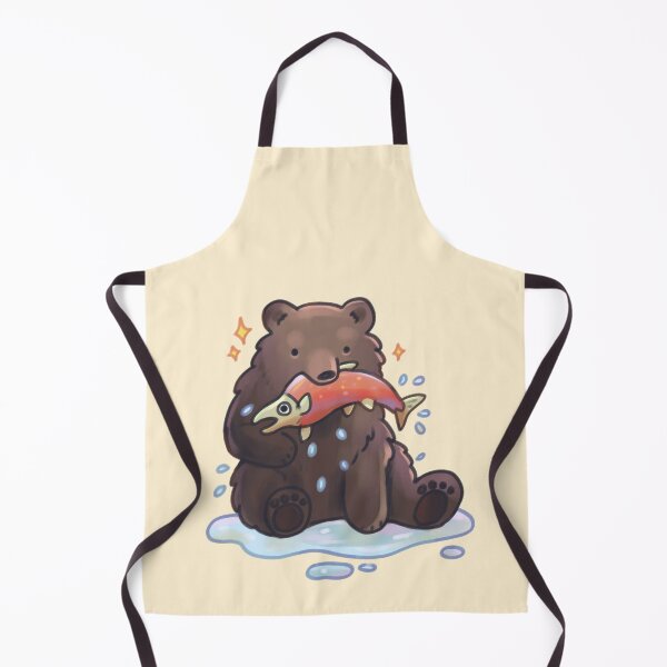 Item preview, Brown bear holding salmon  designed and sold by Mayarartsy.