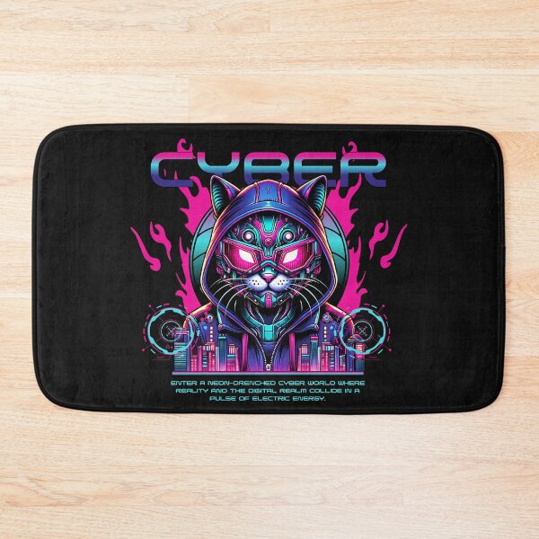 Item preview, Cyber Cat designed and sold by Belarte.shop.