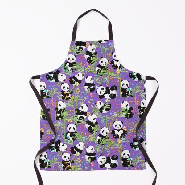 Item preview, Panda, Purple background designed and sold by Alex Blud.