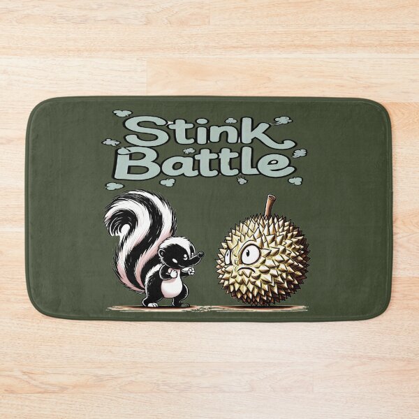 Item preview, Skunk and Durian Stink Battle - A Showdown of Odors designed and sold by beyazart.