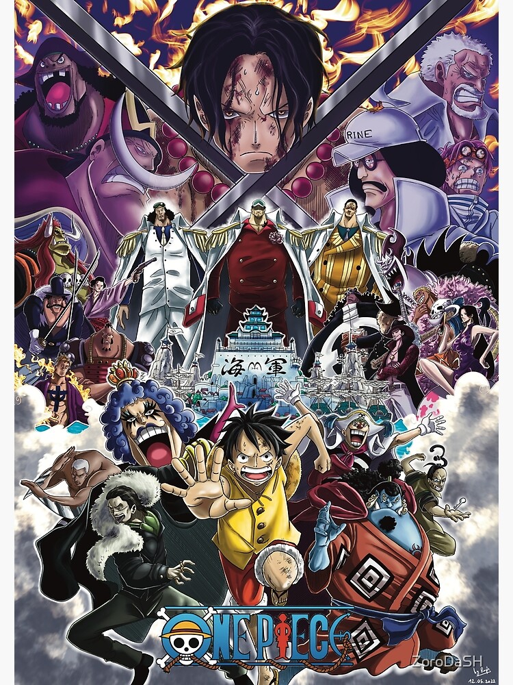 Poster One Piece arc Marine Ford Poster