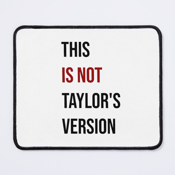 Item preview, Red tshirt: this is not taylor's version | Taylor Swift designed and sold by evreytime.