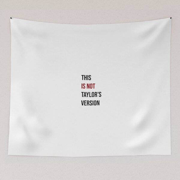 Item preview, Red tshirt: this is not taylor's version | Taylor Swift designed and sold by evreytime.