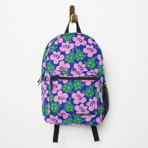 Item preview, Fruit Flower, Pink on blue background designed and sold by Alex Blud.