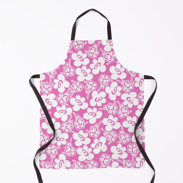 Item preview, ruit Flower, White on fuchsia background designed and sold by Alex Blud.