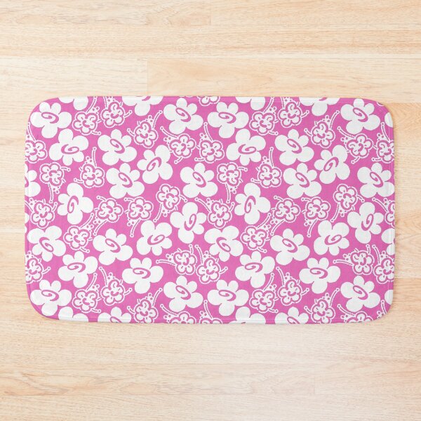 Item preview,  ruit Flower, White on fuchsia background designed and sold by Alex  Blud.