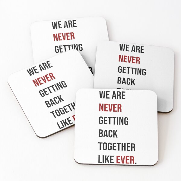 Item preview, Red tshirt: we are never getting back together like ever | Taylor Swift designed and sold by evreytime.