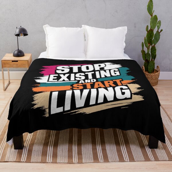 Item preview, Stop existing start living designed and sold by DesignsCornerCo.