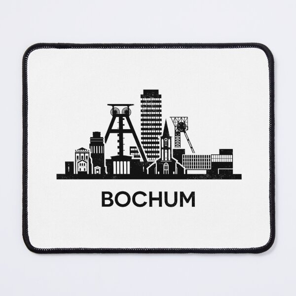 Item preview, Bochum Skyline Silhouette Black designed and sold by strixvariaart.