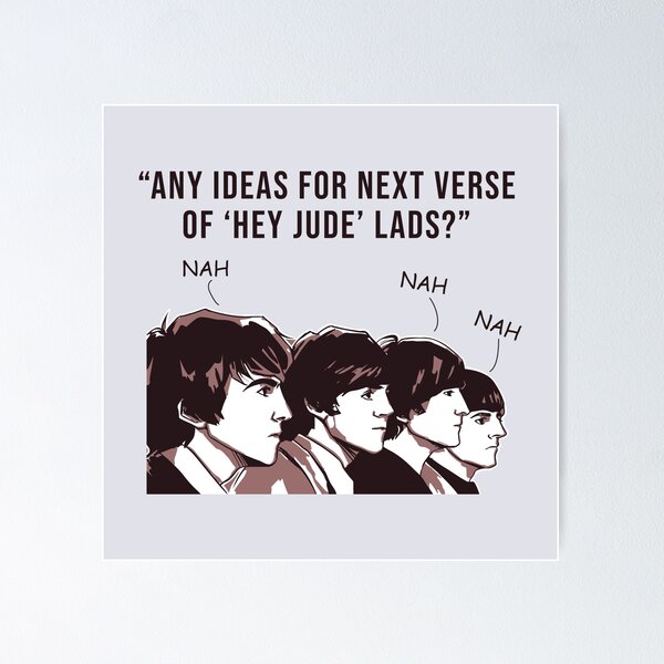 Item preview, Hey Jude Meme designed and sold by Fanverse Merchandise.