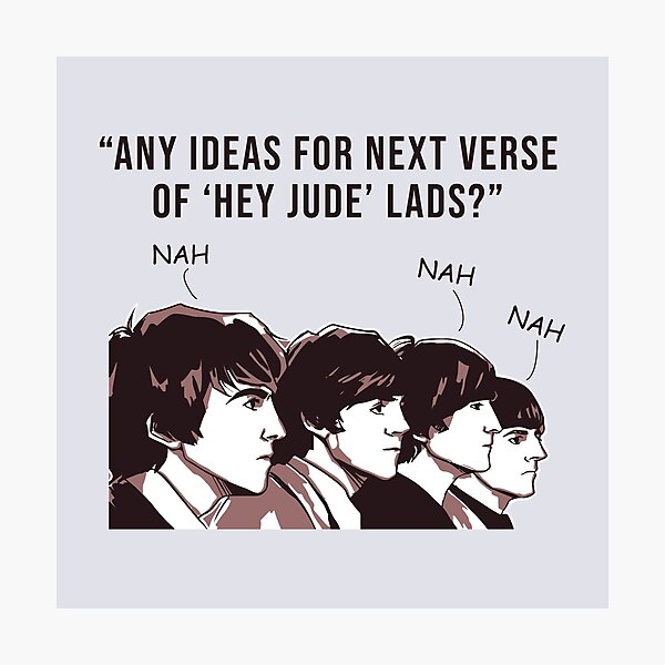 Artikel-Vorschau von Hey Jude Meme, designt und verkauft von Fanverse Merchandise.